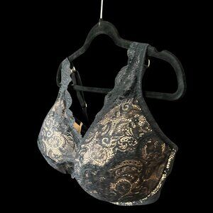 Third Love Lace Contour Plunge Bra  (Like New!) 40F